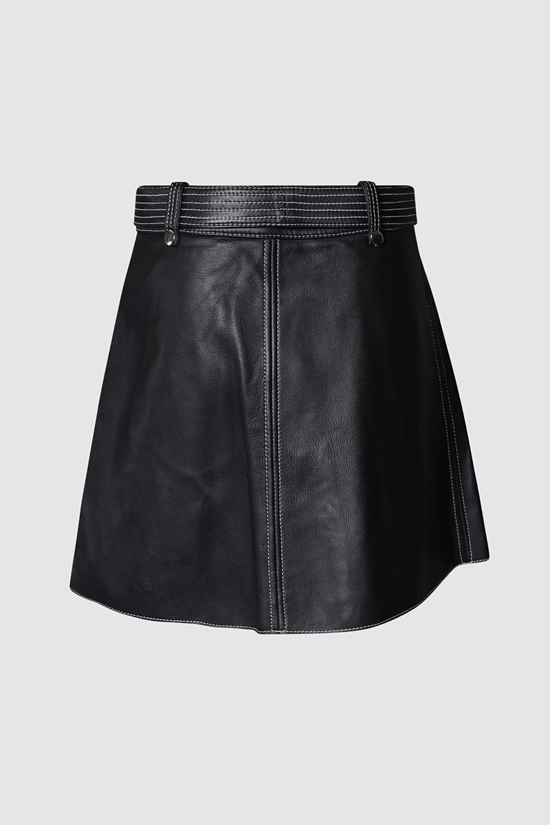 Jouki Leather Skirt - The Pre Loved Closet