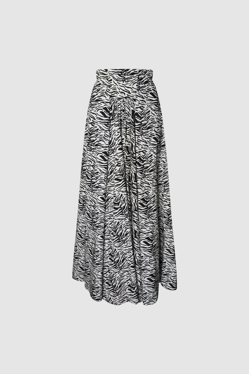 Animal Print Cotton Skirt & Top - The Pre Loved Closet