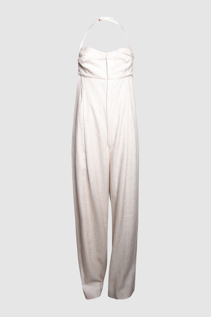 Loya Woven Halterneck Jumpsuit