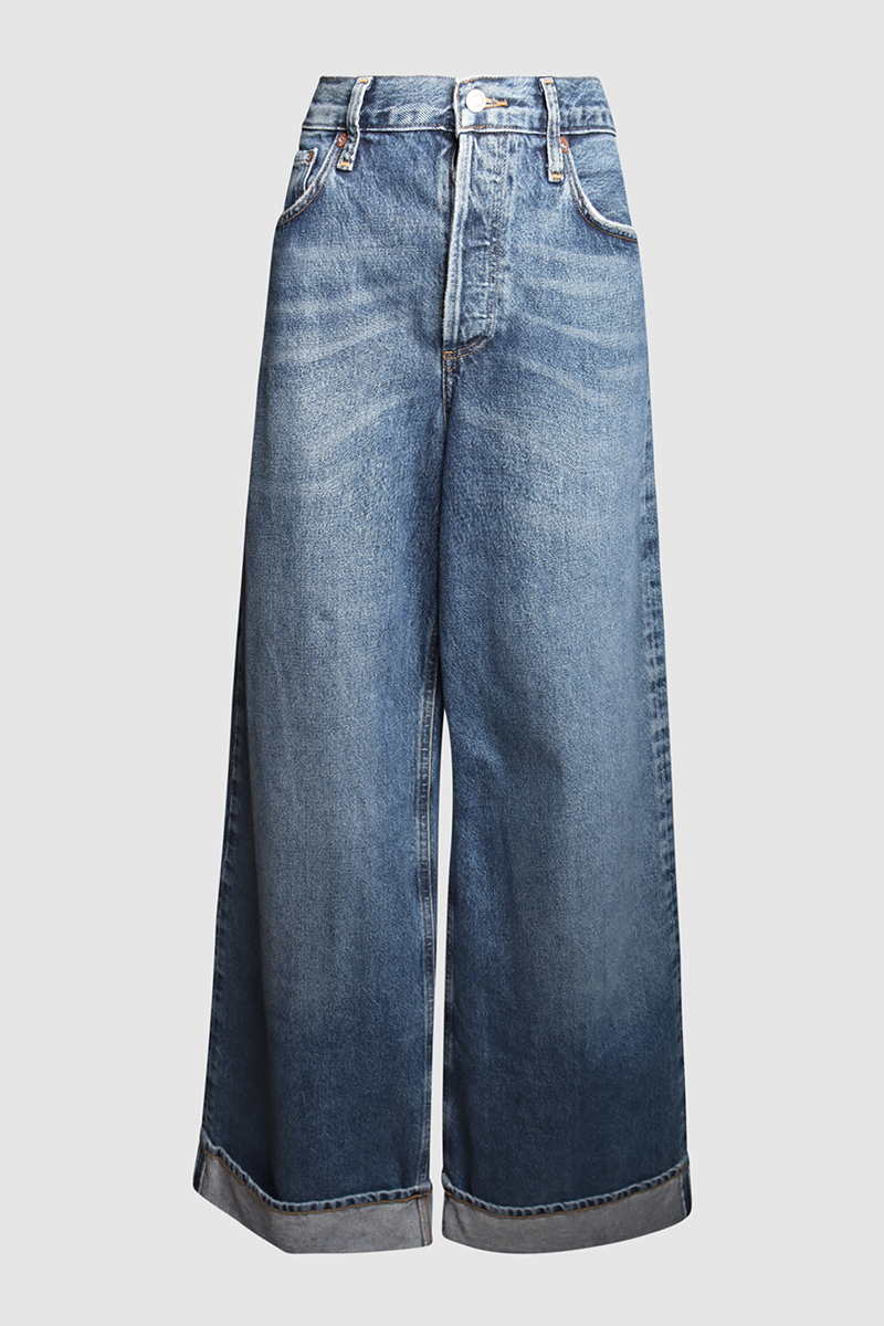 Dame High Rise Wide Leg Jean