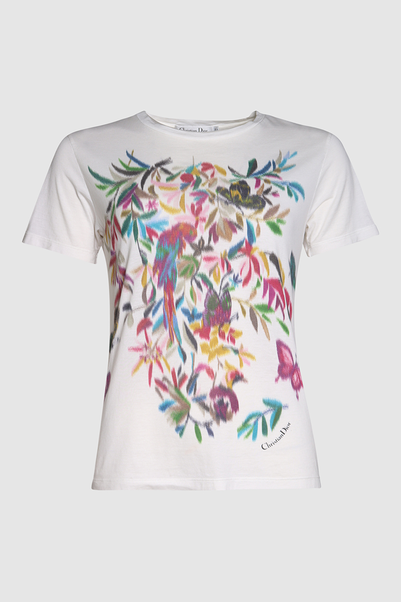 Graphic Print Crew Neck T-Shirt