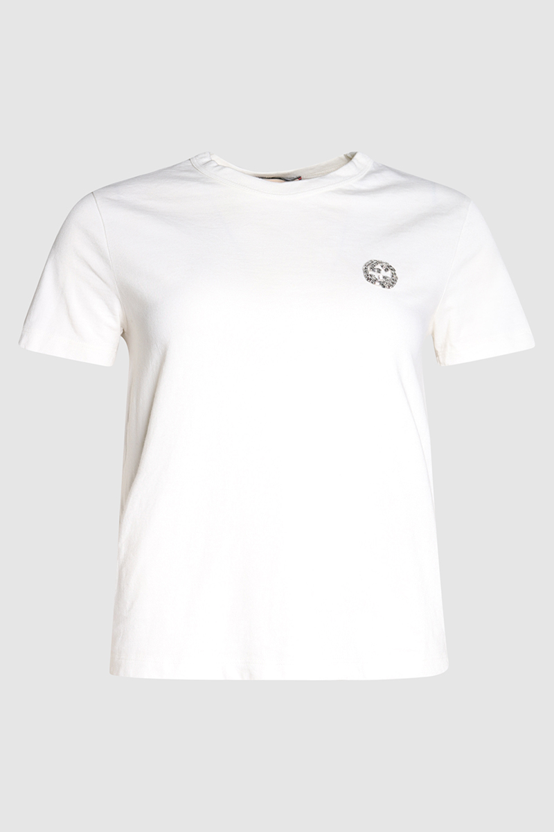Embellished Cotton Jersey T-Shirt