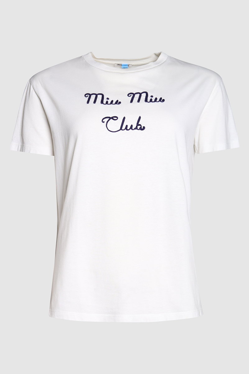 Miu Miu Club Logo T-Shirt