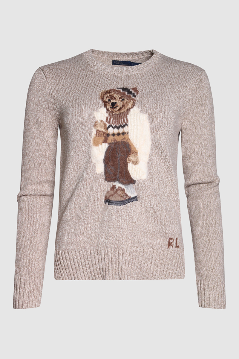 Polo Bear Cotton-Blend Sweater