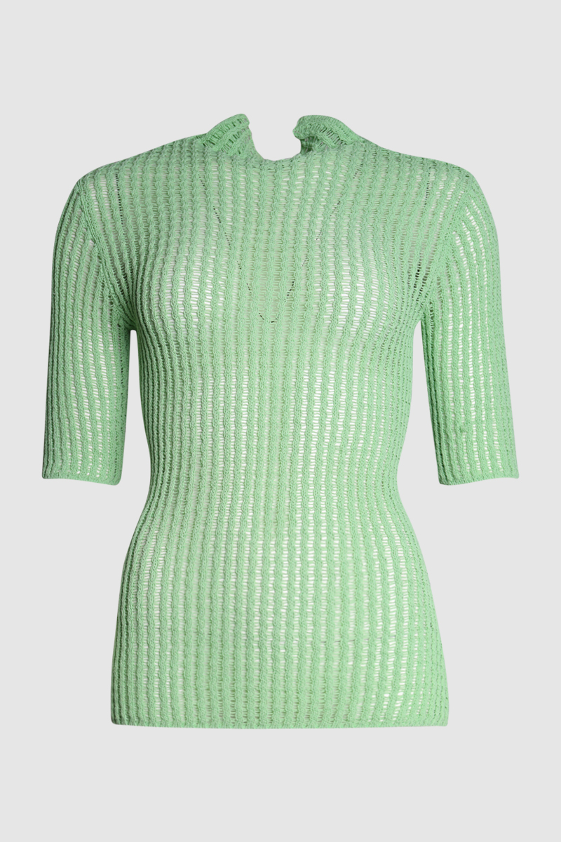 Amber Short Sleeve Knit Top