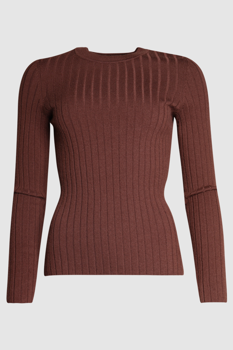 Dapa Ribbed Wool Blend Sweater