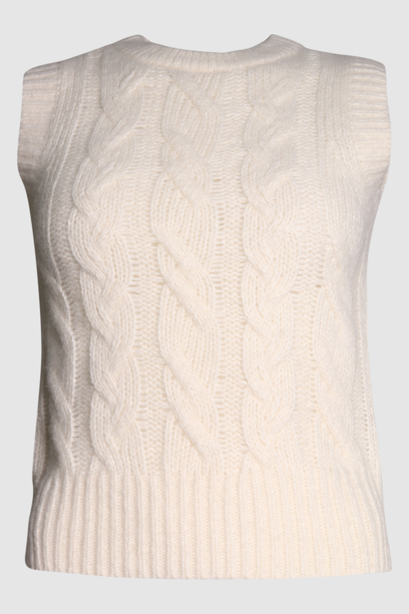 Henry Cable Knit Vest