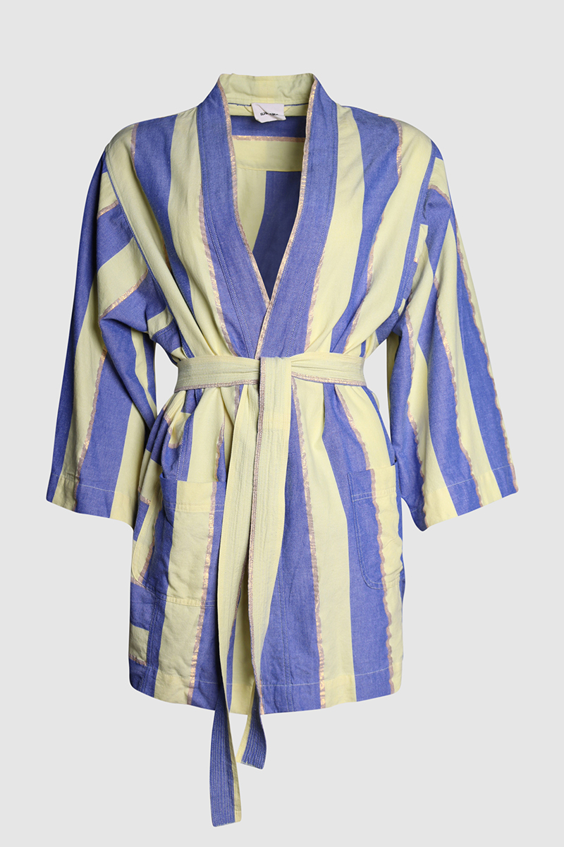 Ariane Xania Stripe Kimono Robe