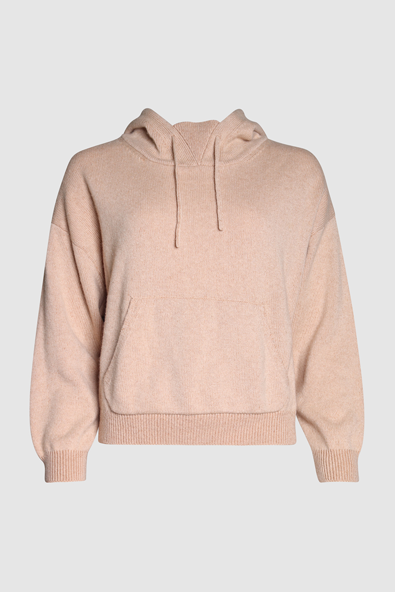 Two Tone Cashmere Hoodie