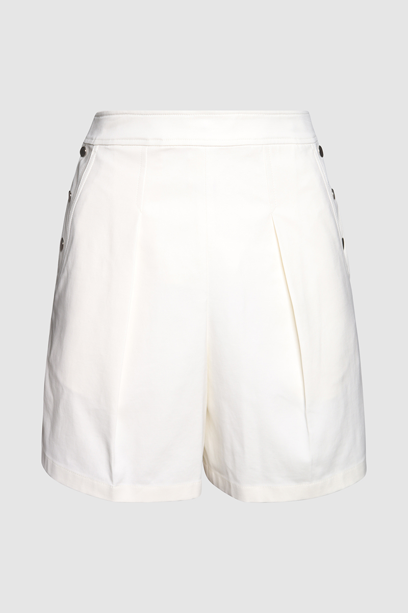 High Waisted Shorts With Belt