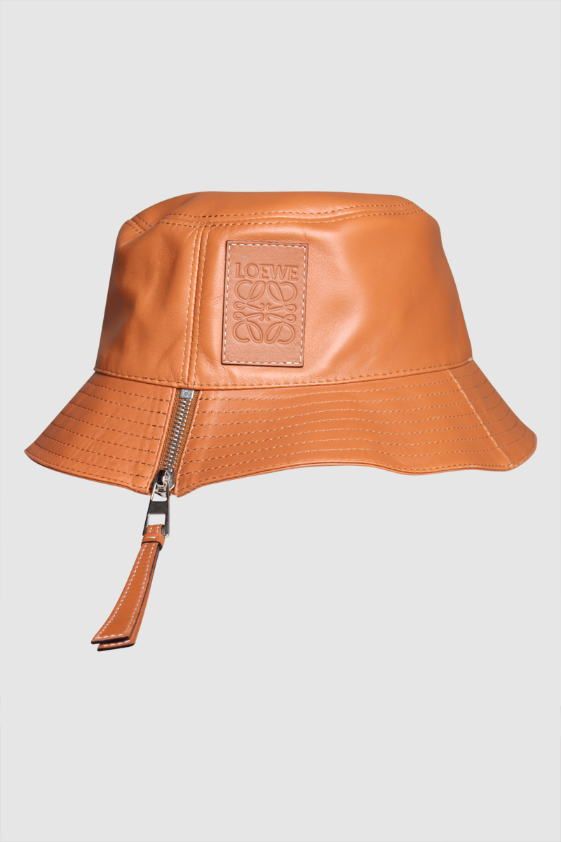 Fisherman Hat In Nappa Calfskin