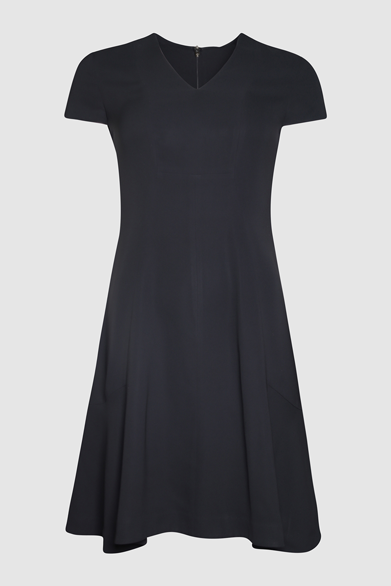V-Neck Mini Dress