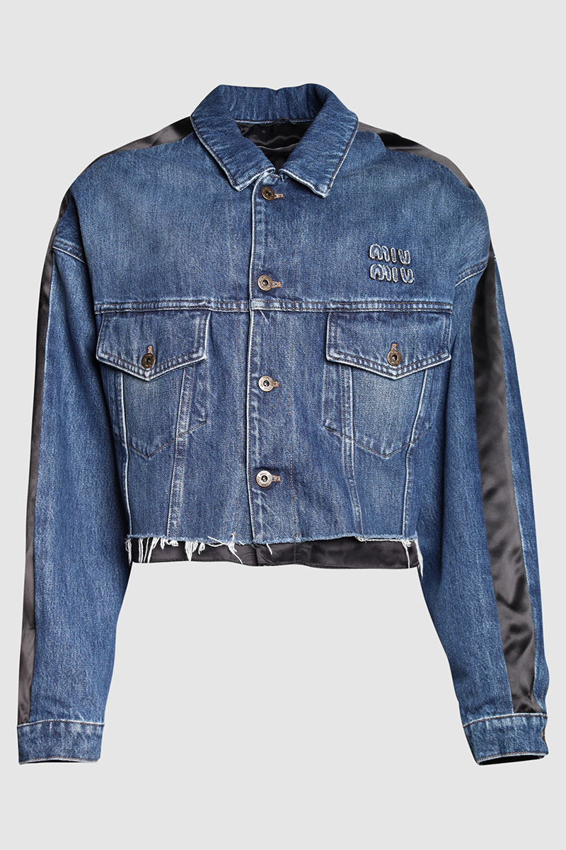 Denim Blouson Jacket