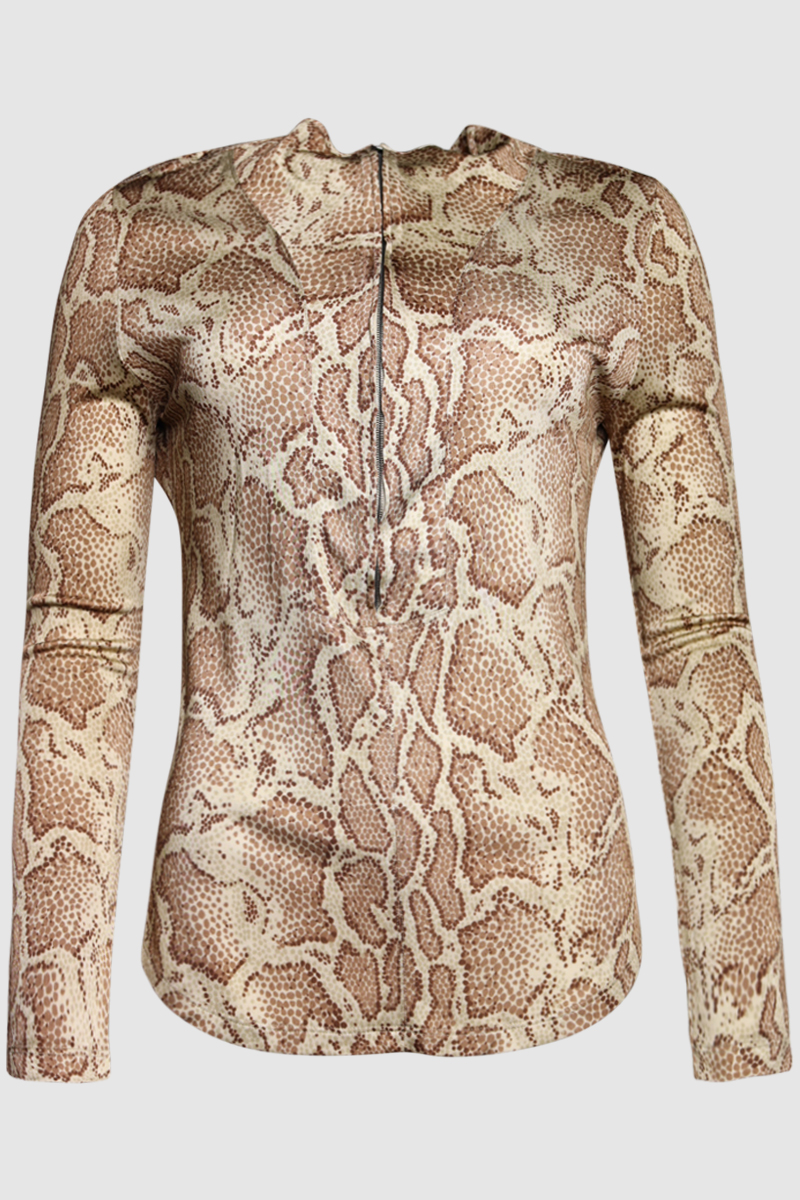 Python Zip Up Shirt