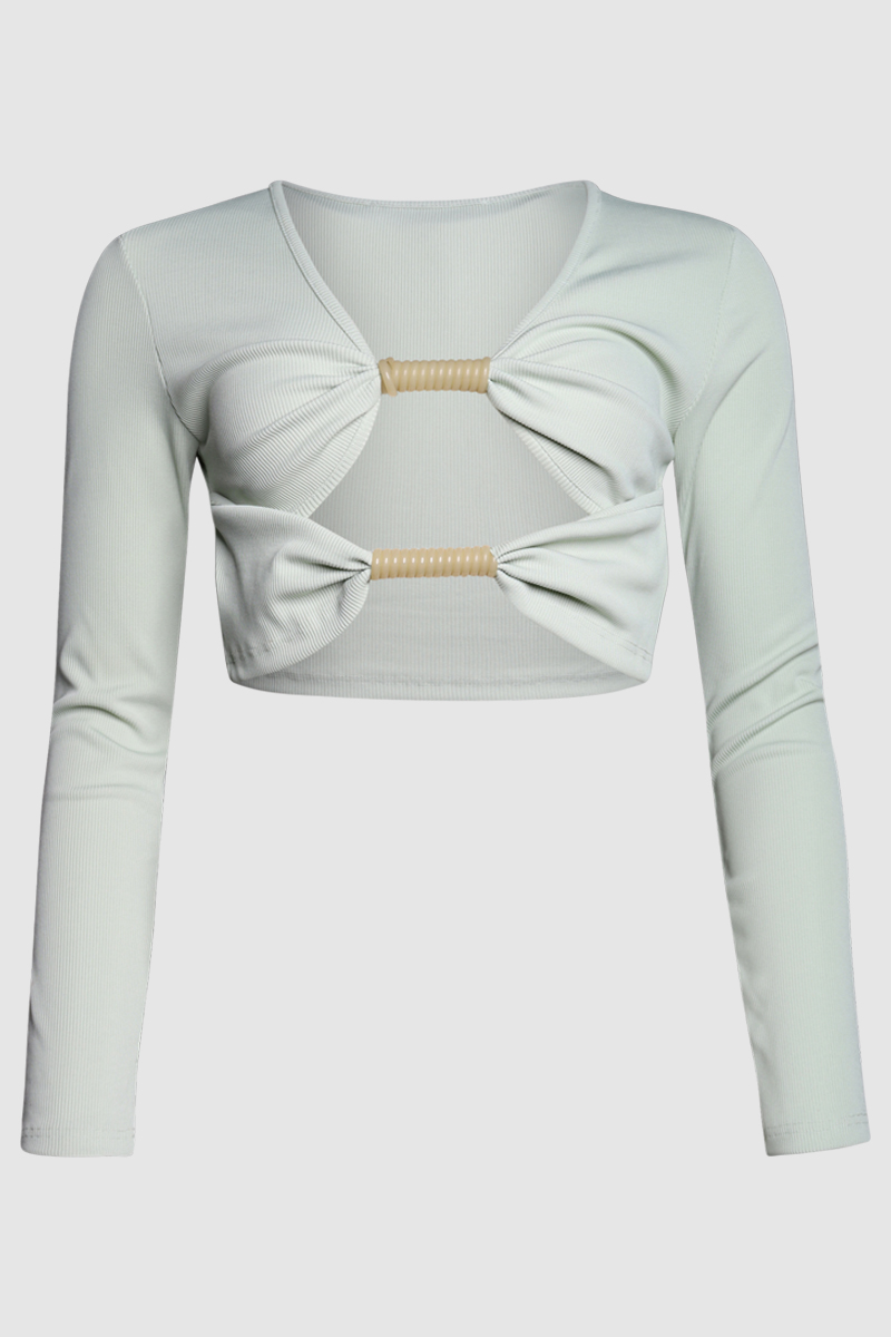 Cut-Out Cropped Top