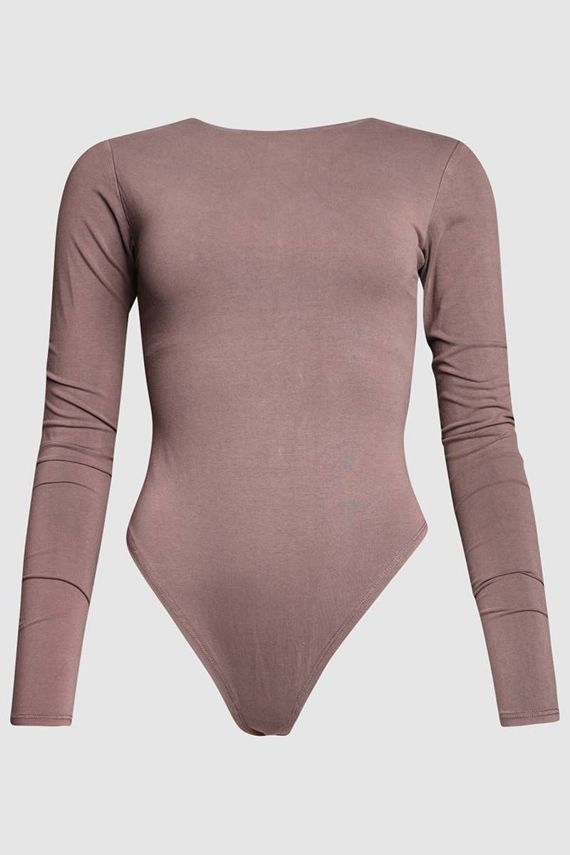 Cotton-Blend Bodysuit
