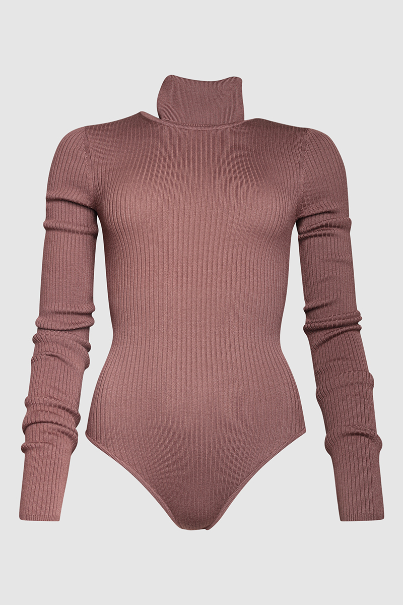 Ribbed Bodysuit