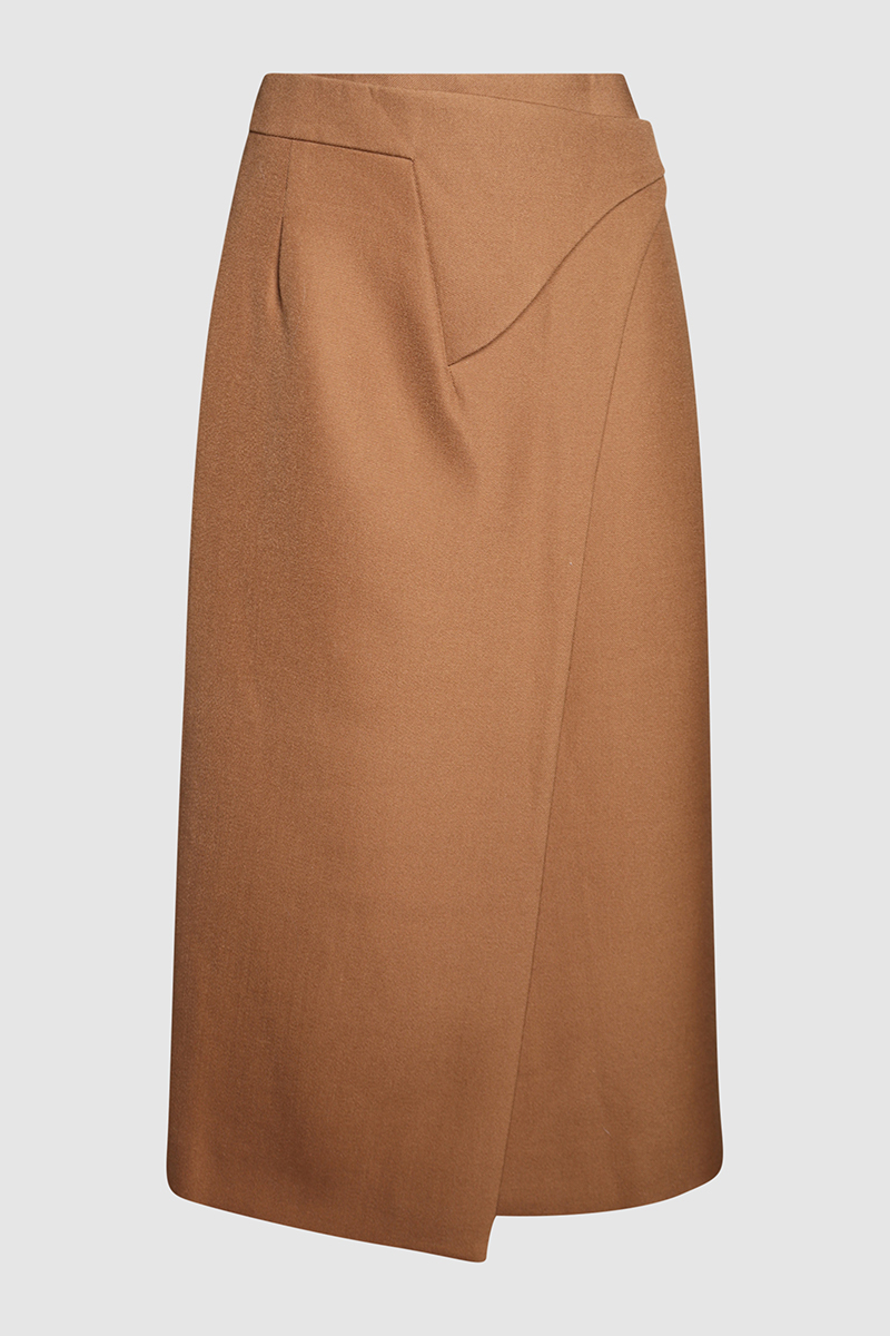 Wrap Midi Skirt