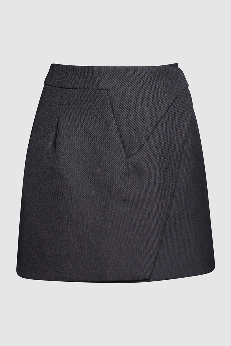 Wrap Mini Skirt