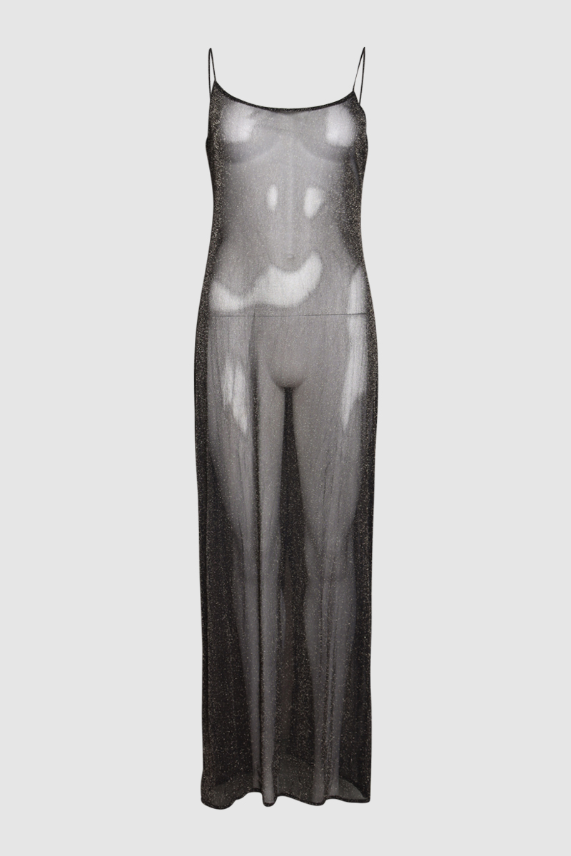 Playa Sheer Jersey Midi Dress