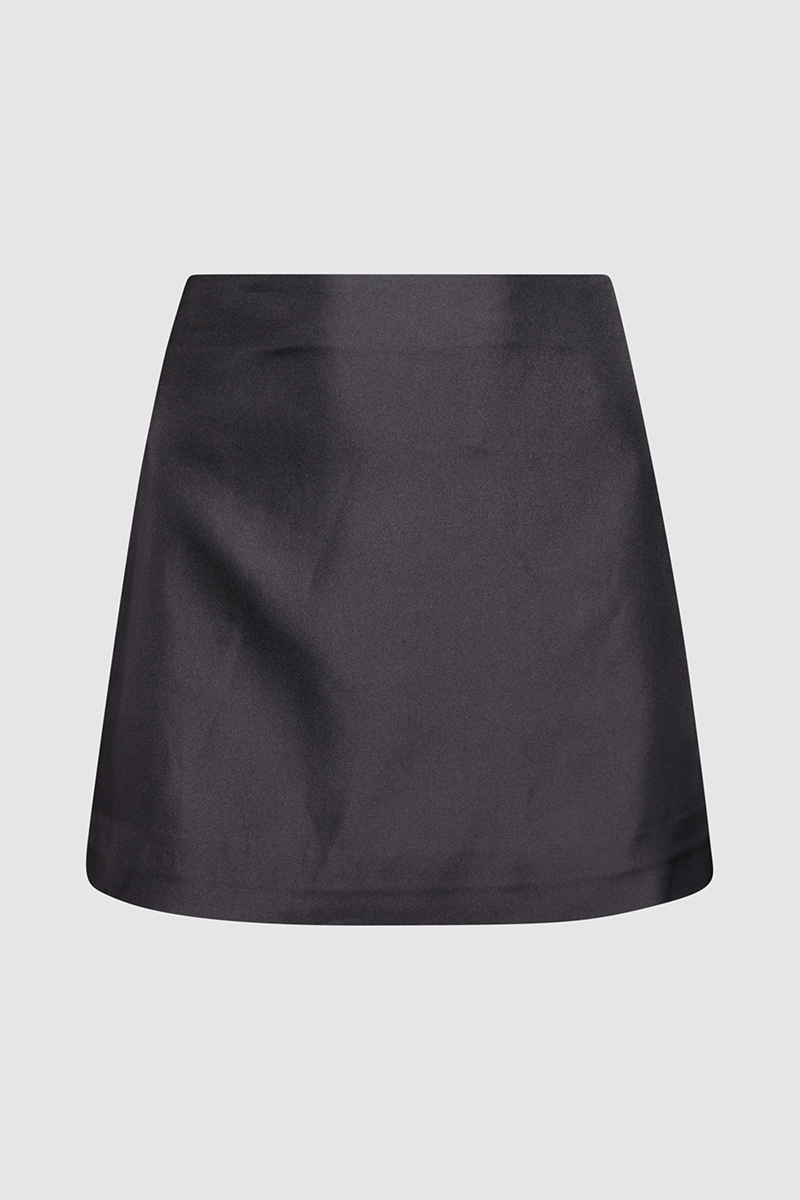 Silk Mini Skirt
