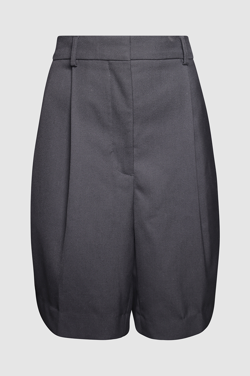 Wool Knee Length Shorts