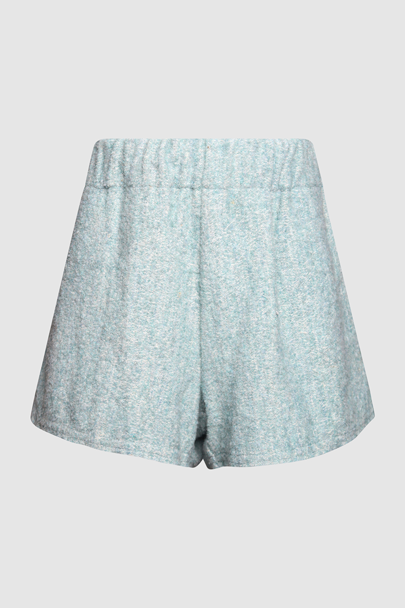 Elasticated Waist Nepped Jersey Running Shorts