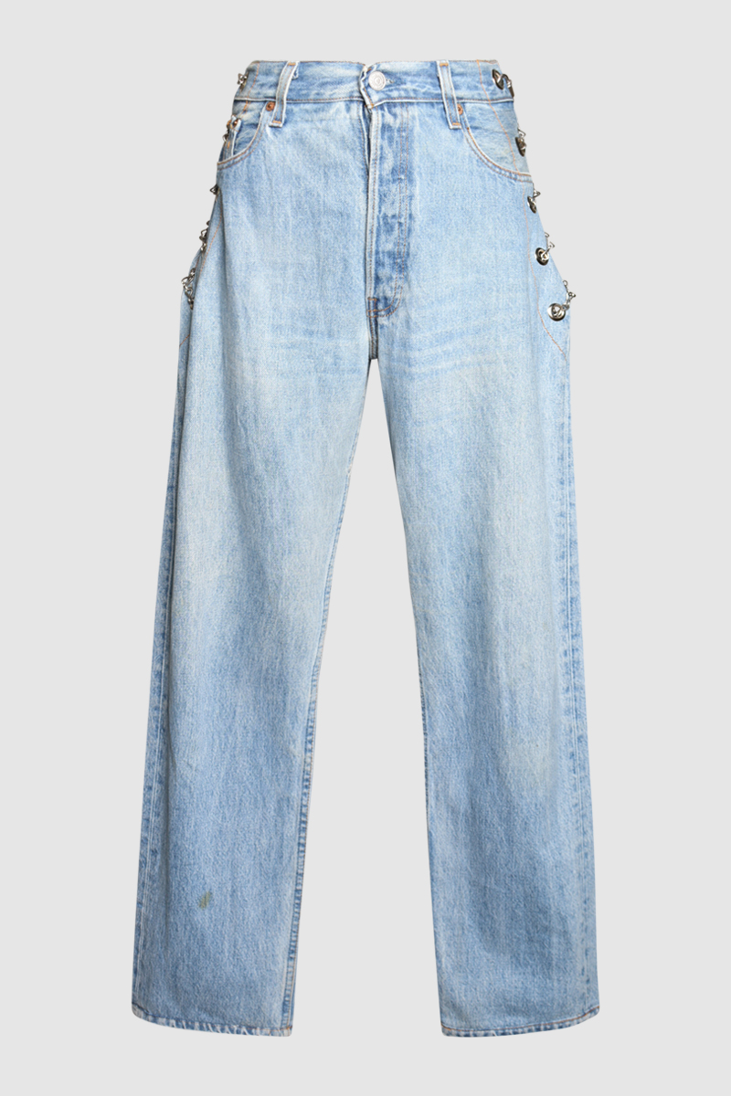 Vintage Chain Boyfriend Jeans