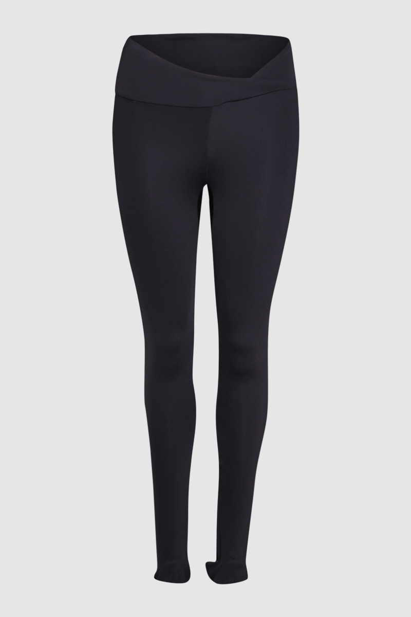 Asymmetric Stretch-Modal Leggings