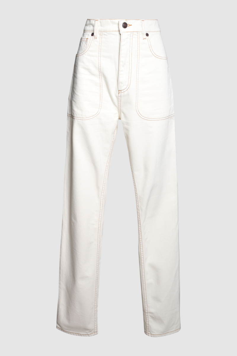 Stitch Straight Leg Jeans