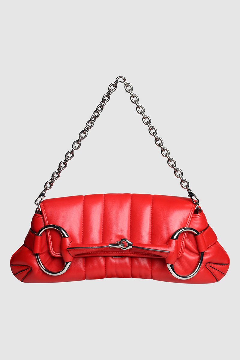 Horsebit Chain Shoudler Bag