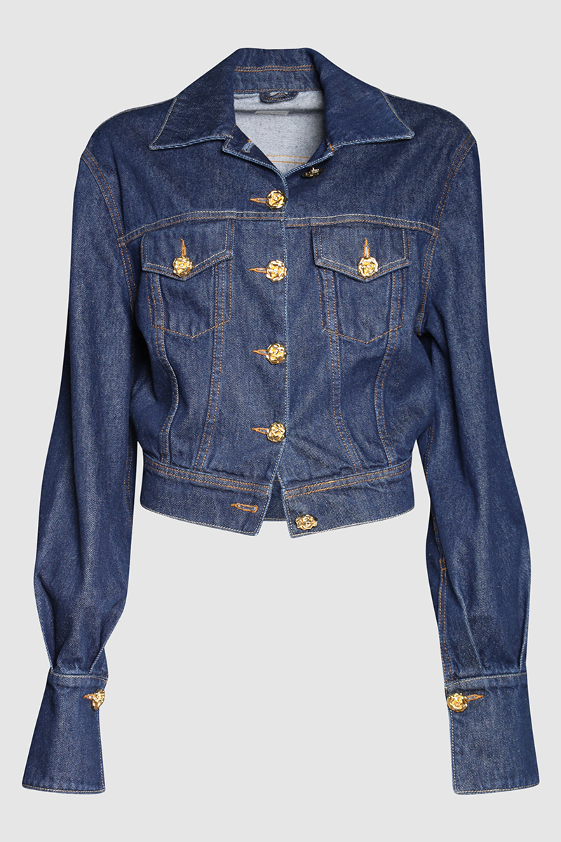 Cropped Denim Jacket