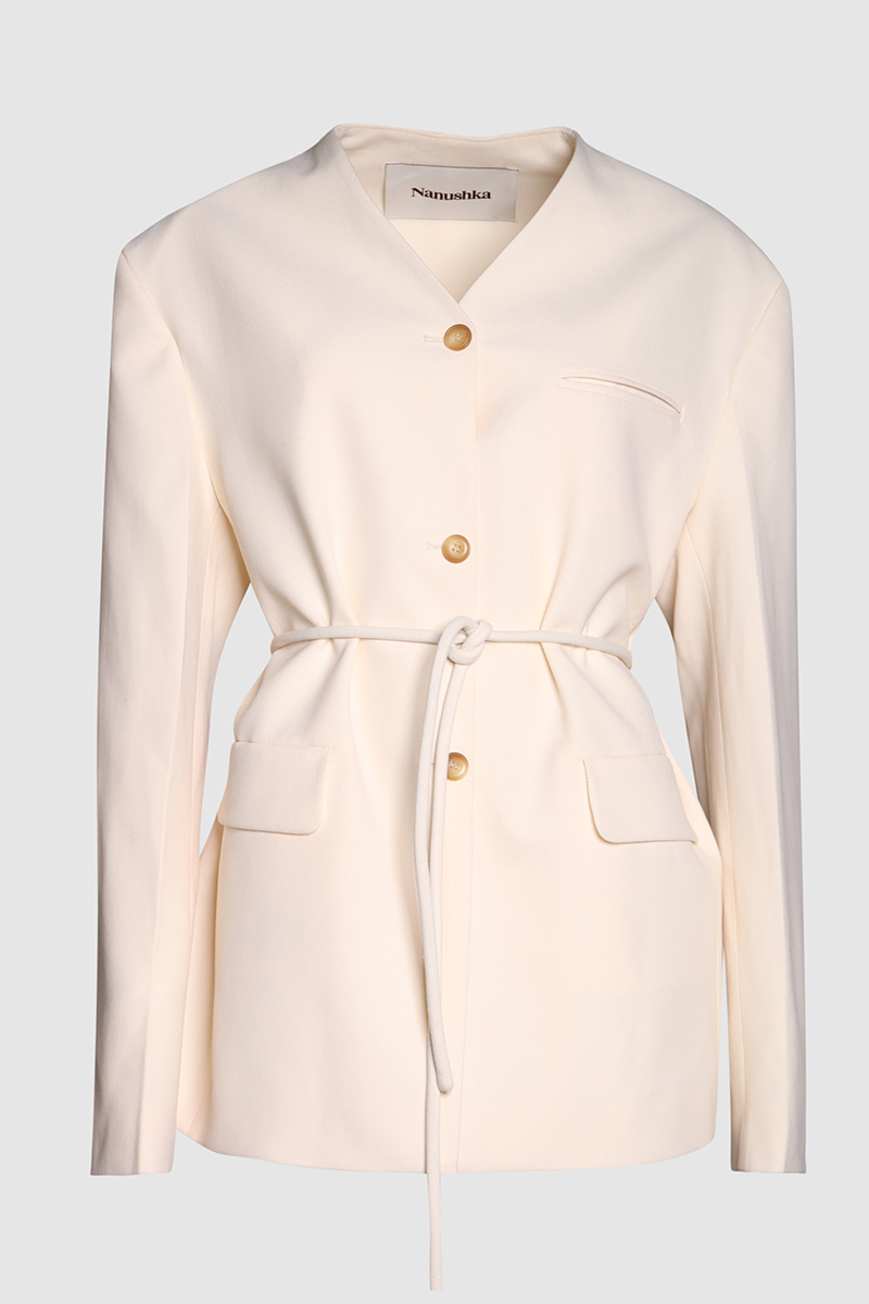 Fem Belted Cady Jacket
