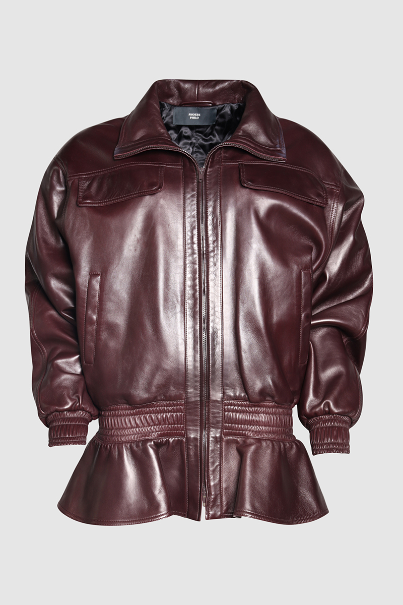 Padded Jacket With Gathered Waist