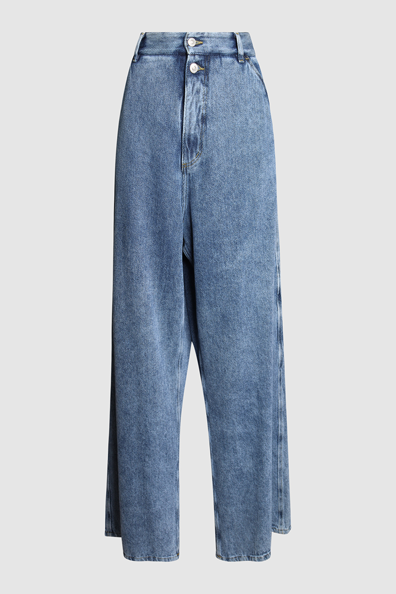 D Denim Wide Trousers