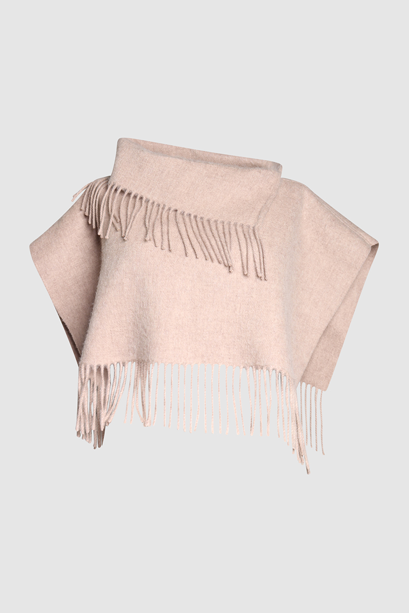 Turtla Wool Fringe Bib