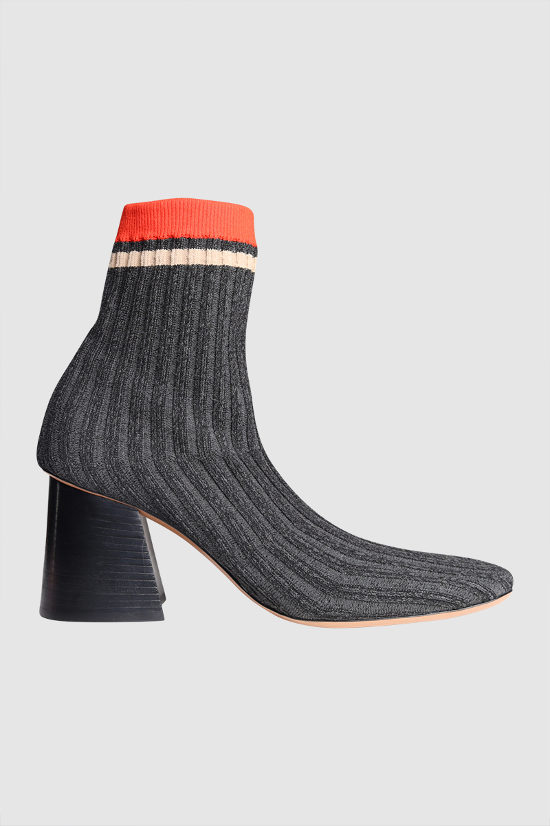 Ribbed Sock Boots