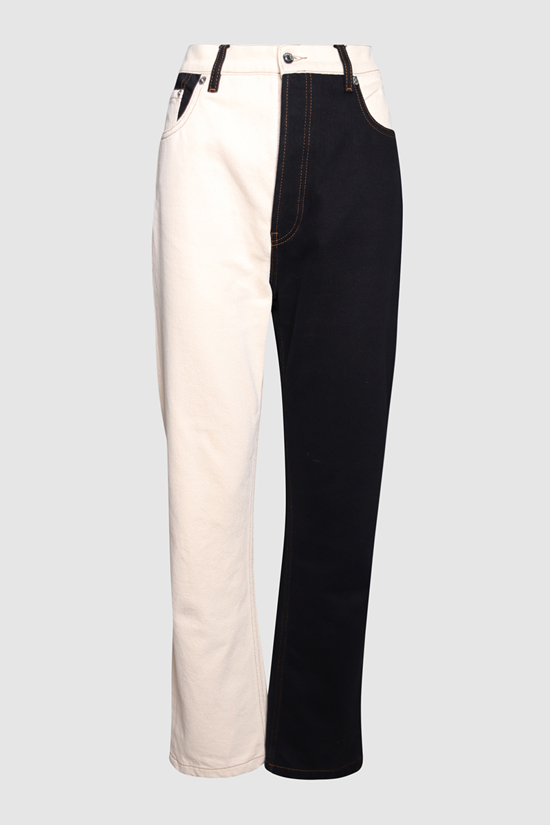 Kemia Patchwork Organic Cotton Jeans