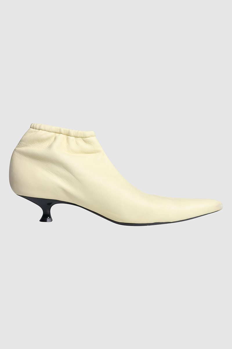 Volos Stretch Leather Ankle Boots