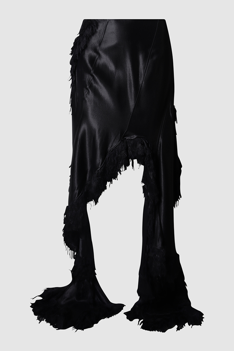 Ruffled Maxi Skirt