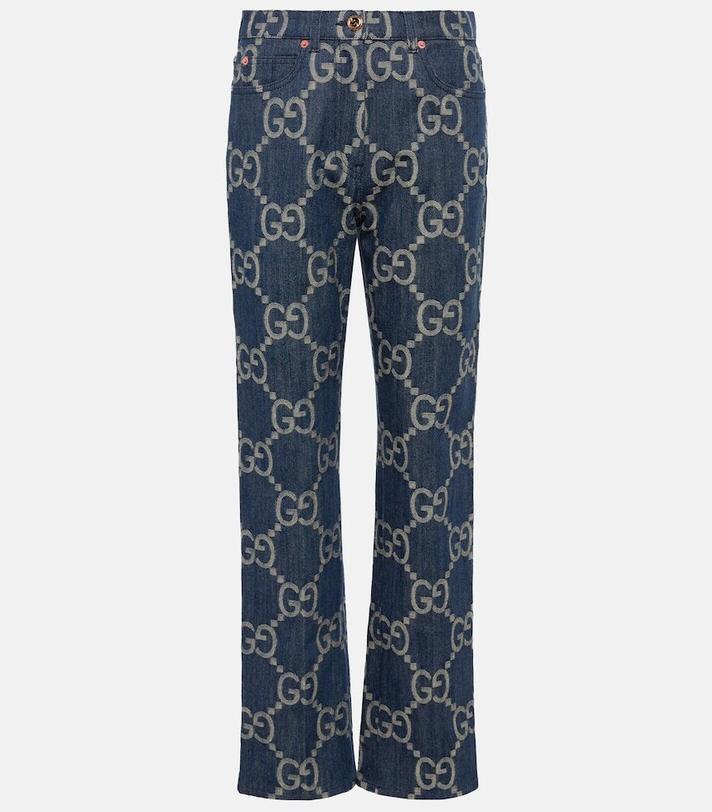 Jumbo GG Logo Denim Pants