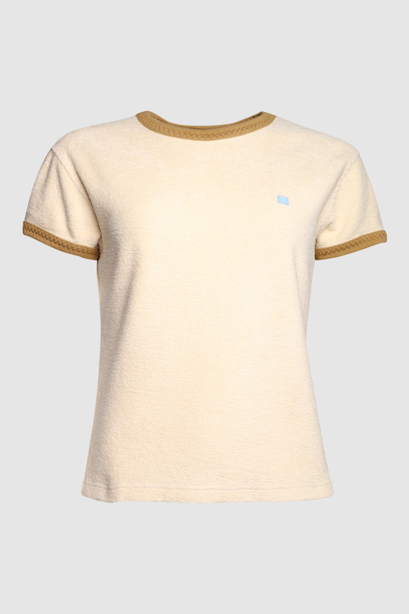 Emmbar Logo Patch Terry Cloth T-Shirt