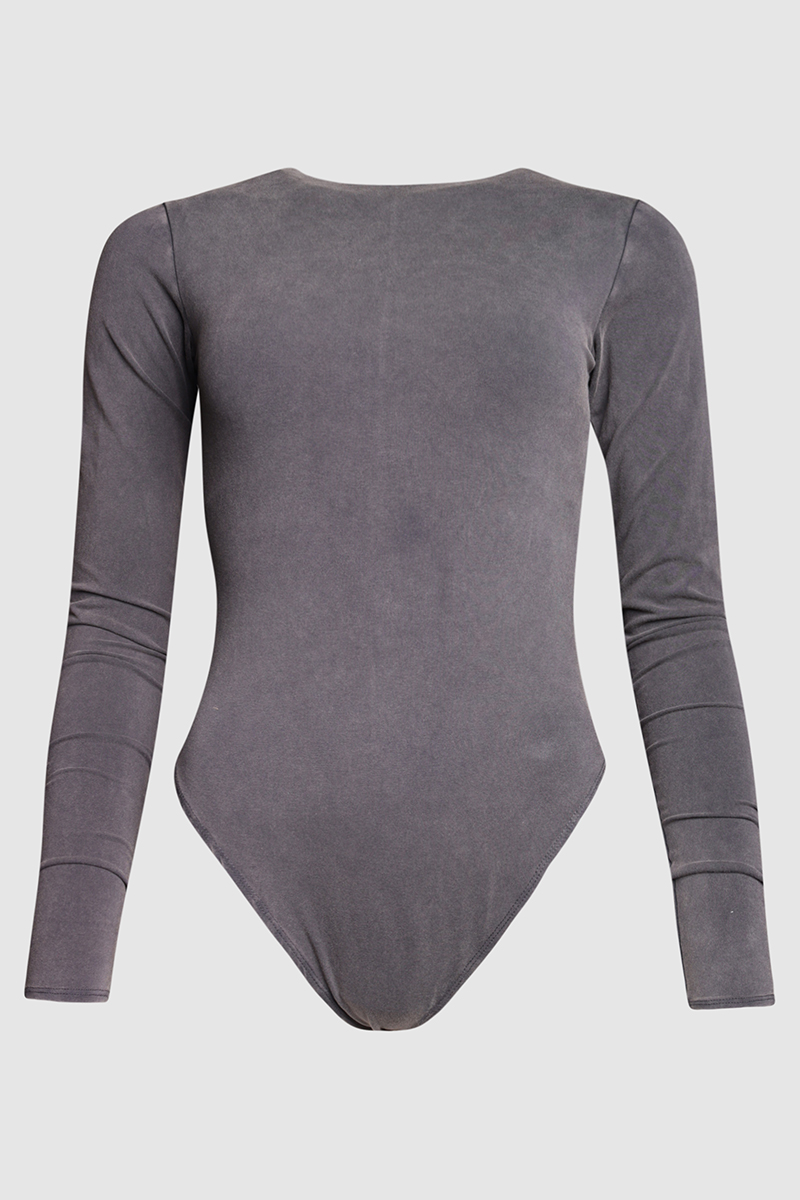 Cotton-Blend Bodysuit