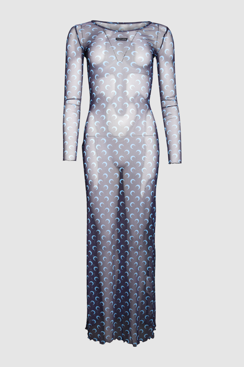 Moon Printed Maxi Dress