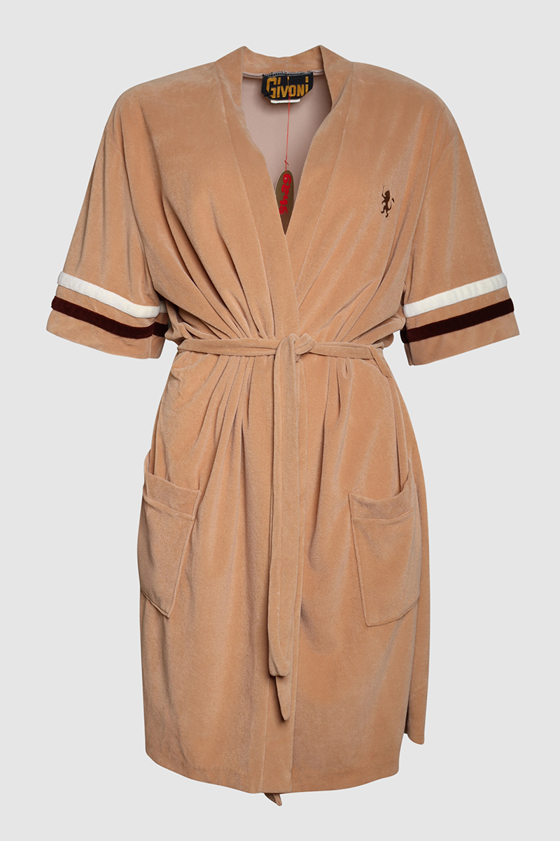 Stripe Velvet Robe