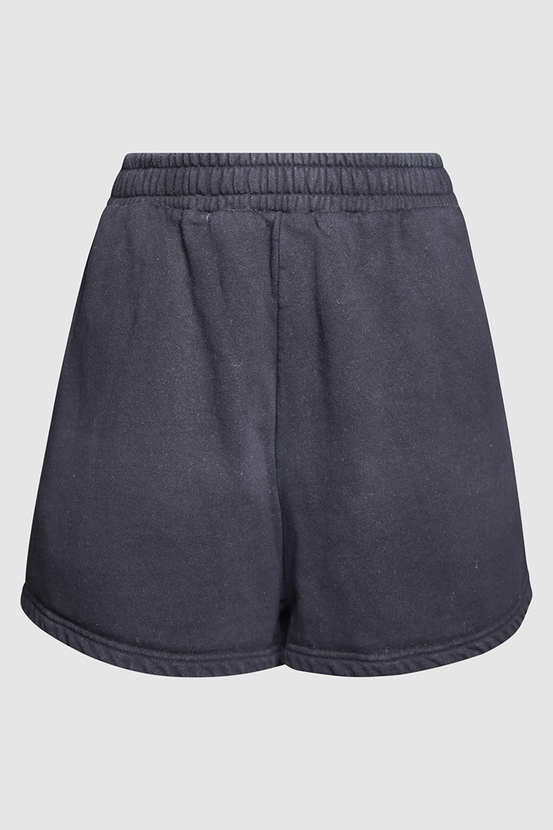 High Waist Track Shorts