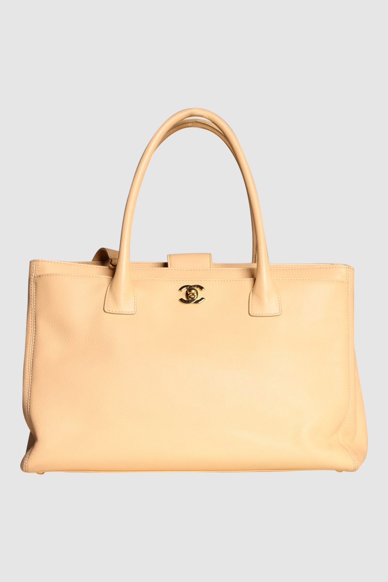 Cerf Tote Grained Calfskin Bag