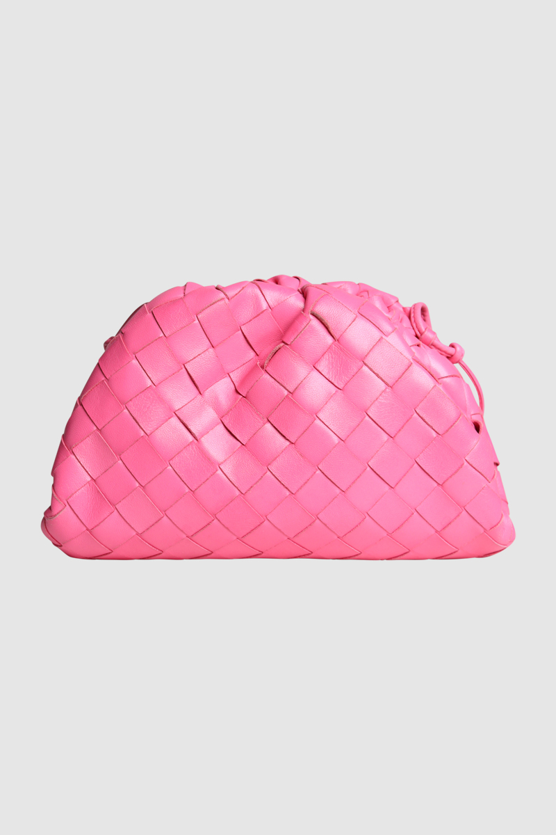 Intrecciato Mini Leather Pouch