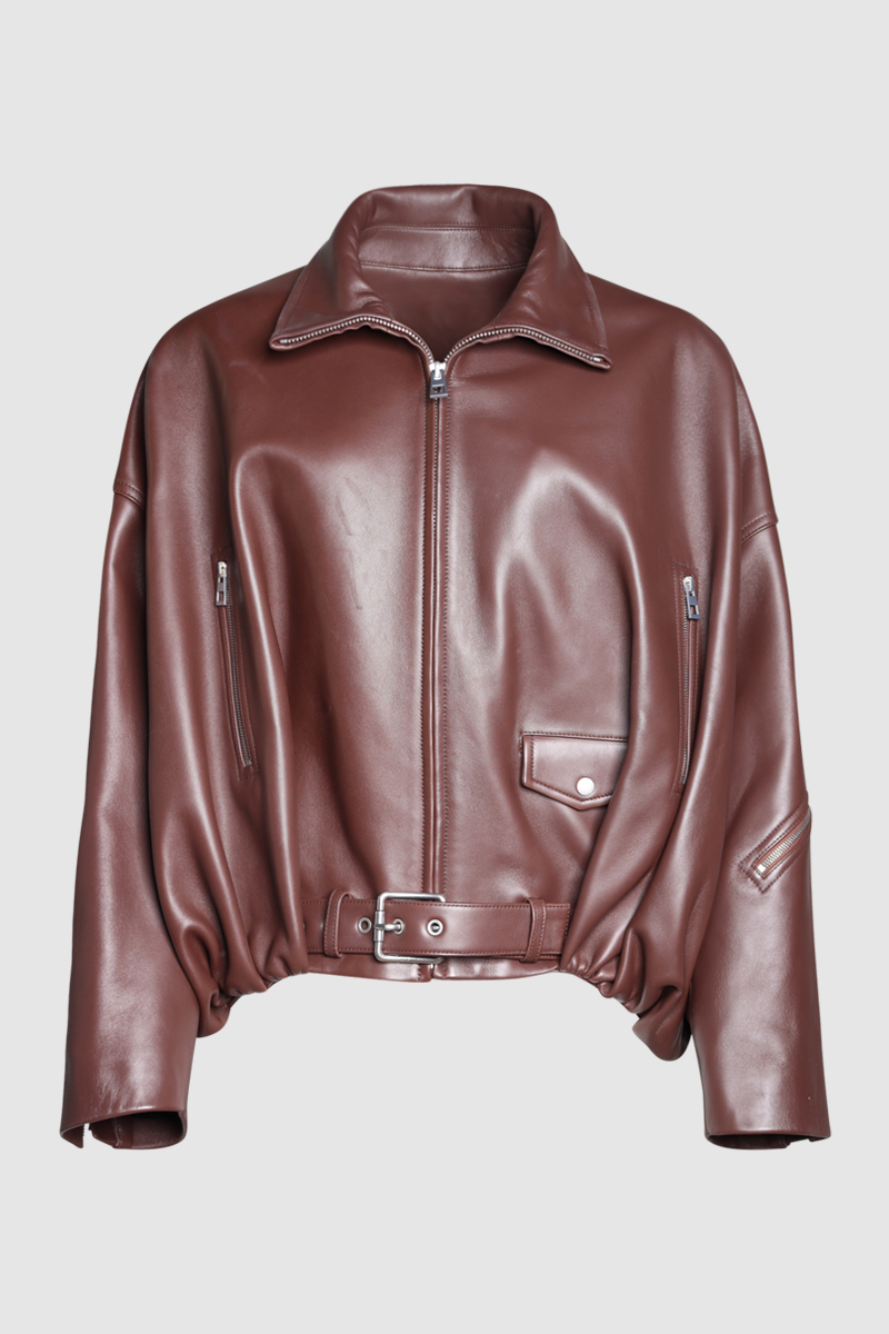 Balloon Jacket in Nappa Lambskin
