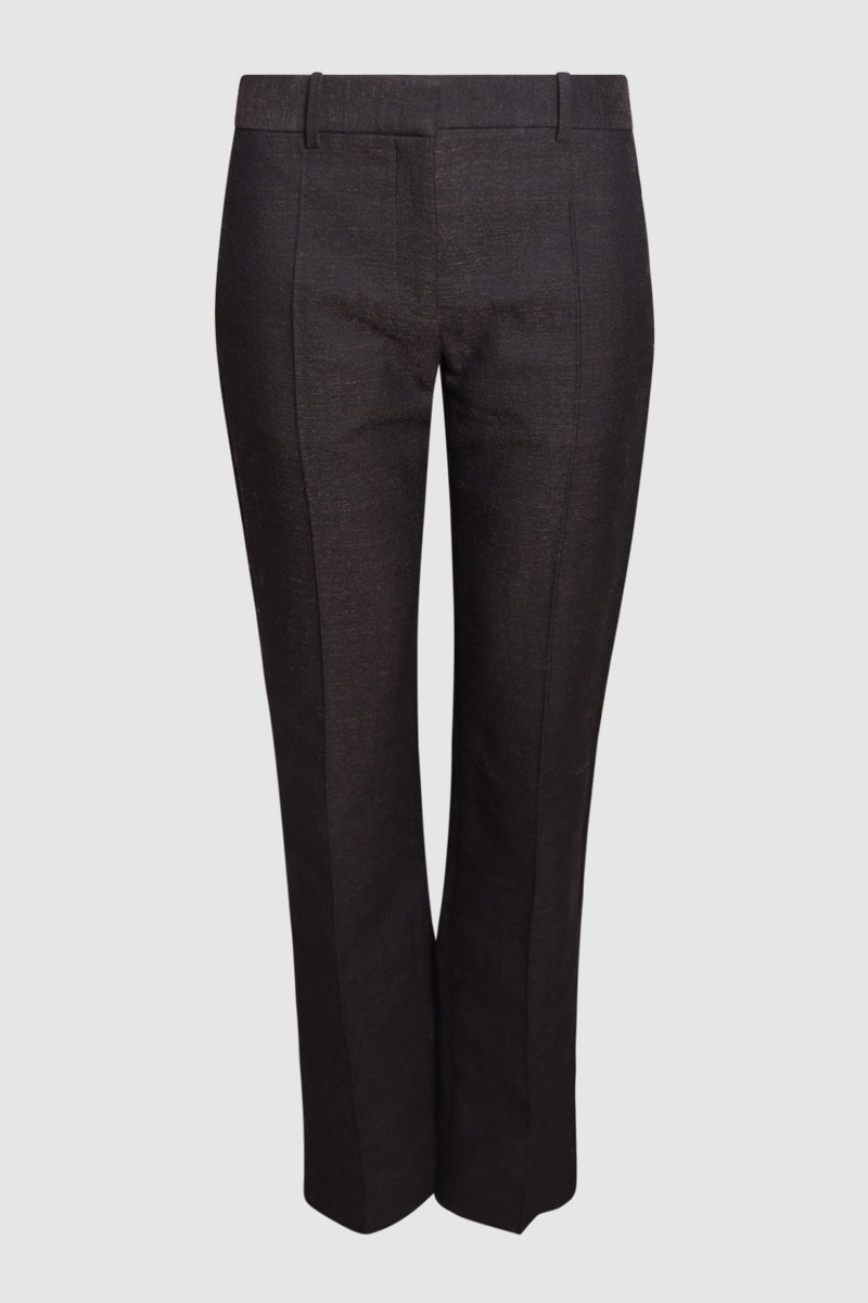 Selvie Cotton-Blend Straight Pants